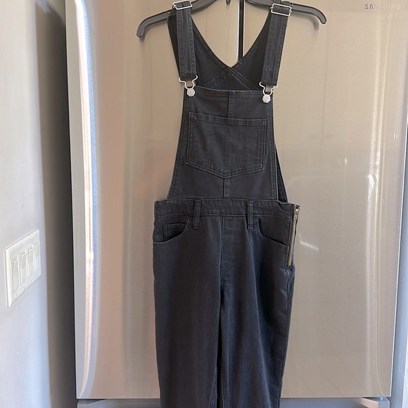 NWOT LEVIS black Denim Bib Overalls Jeans Jumpsuit 🤩 size 28 - Picture 3 of 14